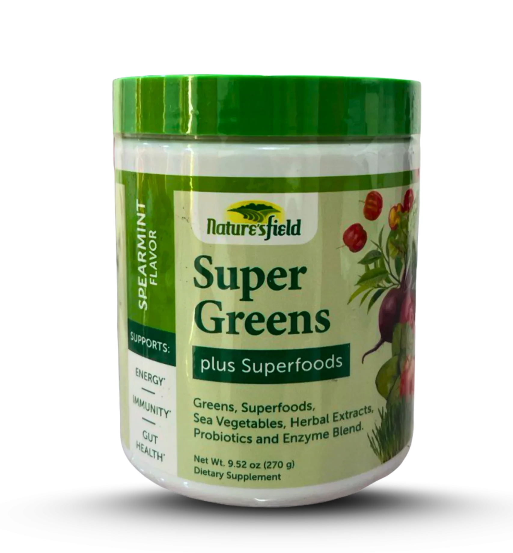 SUPER GREENS PLUS SUPERFOODS 270G PWD