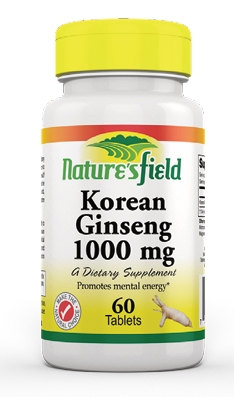KOREAN GINSENG 1000MG X 60 TABLETS