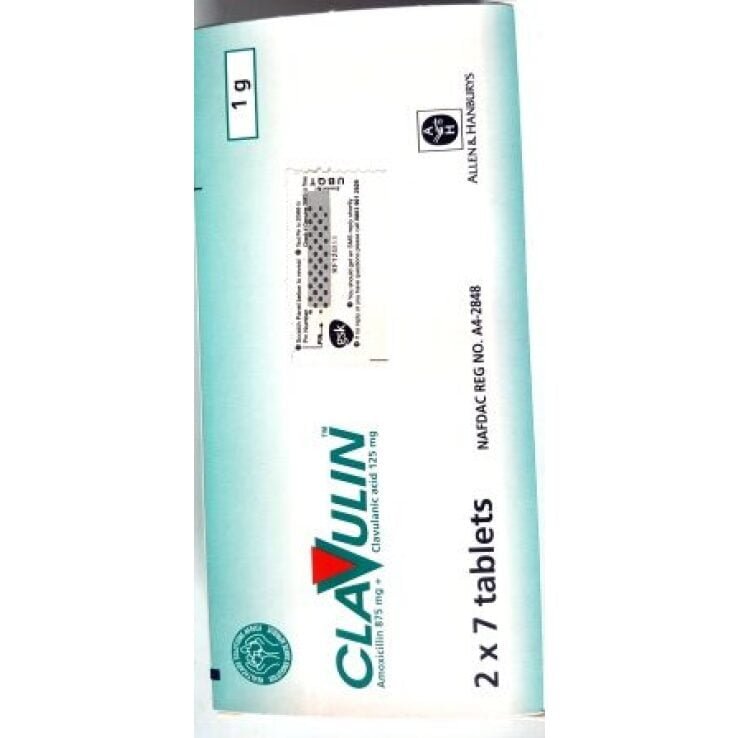 CLAVULIN TABLETS 1G