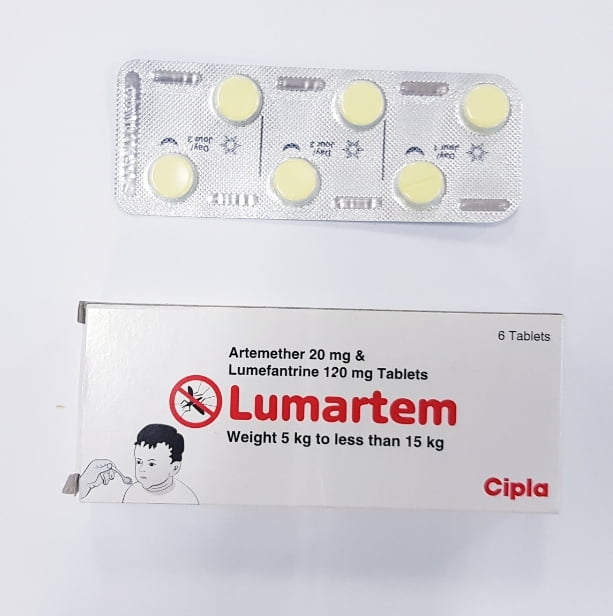 LUMARTEM (Artemether 20 mg & Lumefantrine 120mg 6 Tablets