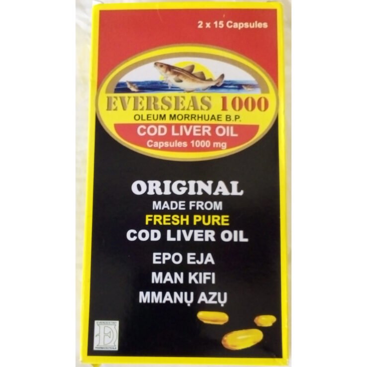 EVERSEAS Codliver Oil 1000mg