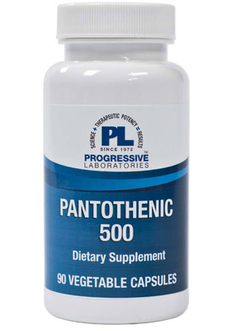 Progressive Laboratories Pantothenic Acid 500mg